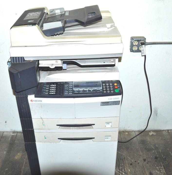 Kyocera KM-2550 Copier Printer Network Low Meter Reading