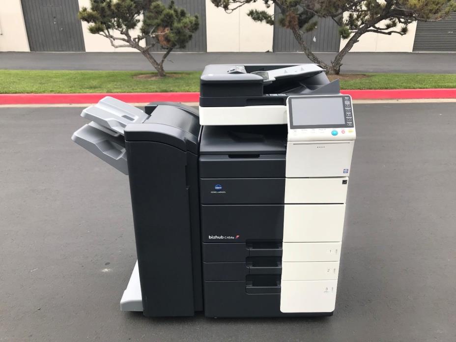 Konica Minolta Bizhub C454e Color Copier Printer Scanner-Meter 137K!