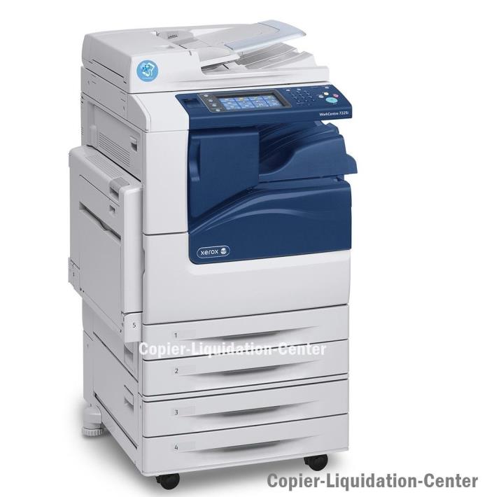 Xerox WorkCentre 7225 Color Copier, Printer, Scanner 25ppm we