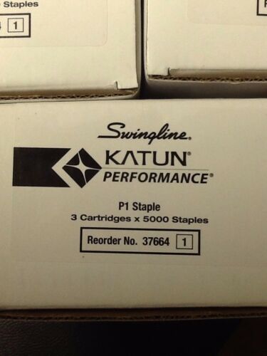 Canon Swingline Katun Performance P1 Staples (NEW) Sharp 3 Cartridges x 5000