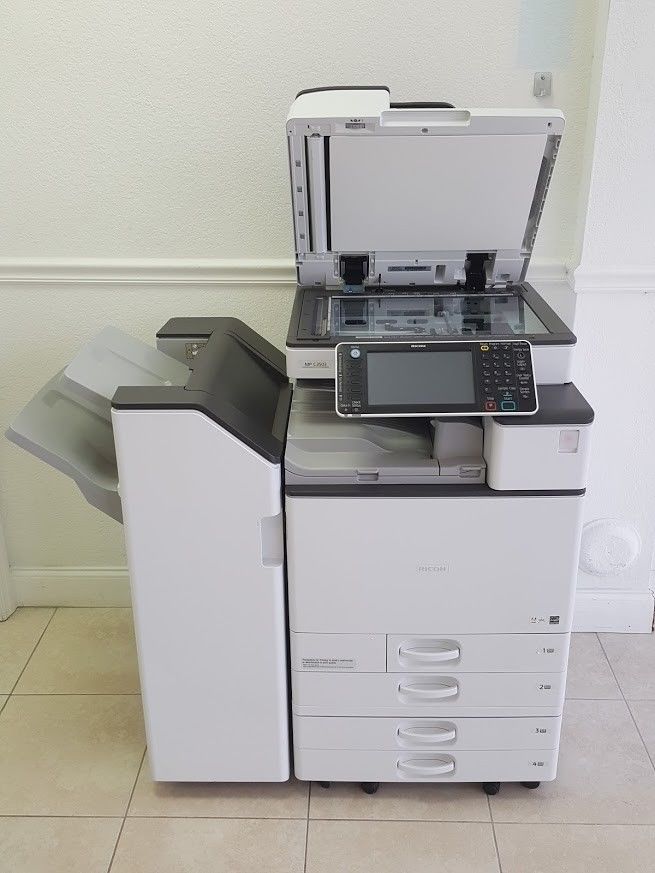 Ricoh MPC3503 Laser Multifunction Color Printer Copier , Booklet finisher