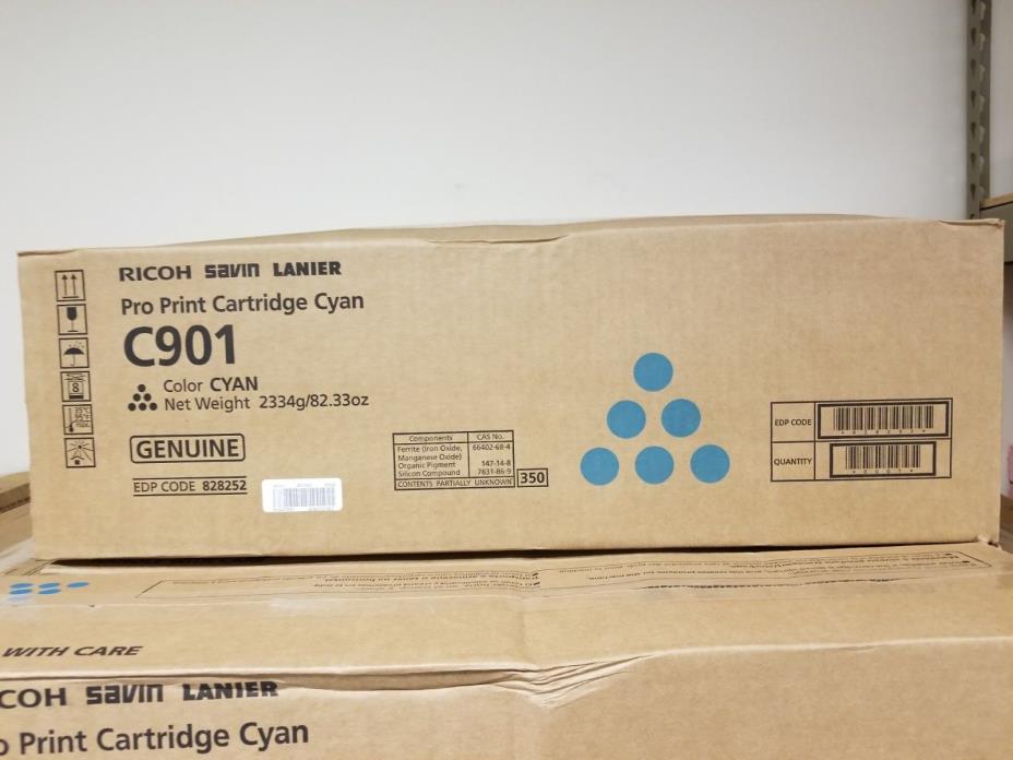 Ricoh c901 Toner Set of 4 CMYK - Brand New from Ricoh USA (OEM)