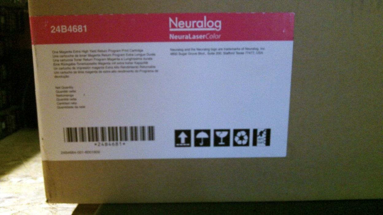 ~NEW~ Neuralog NeuraLaserColor 24B4681 Cyan High Yield Toner Print Cartridge