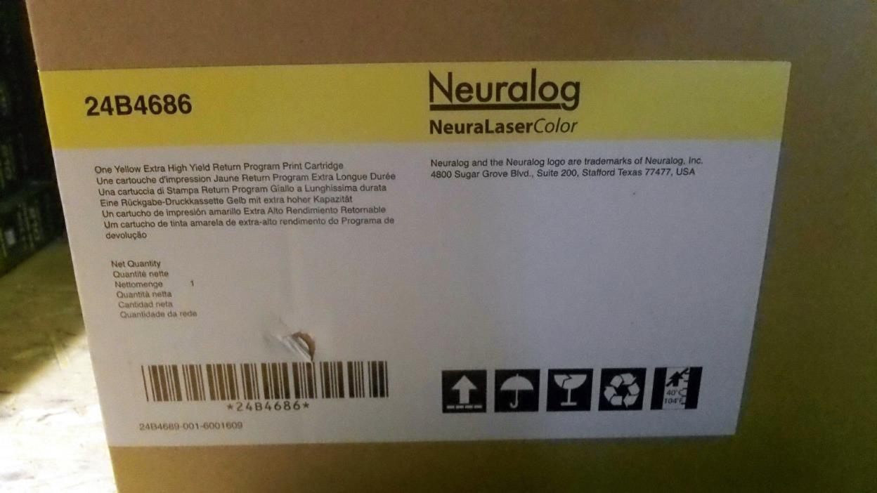 ~NEW~ Neuralog NeuraLaserColor 24B4686 Yellow High Yield Toner Print Cartridge