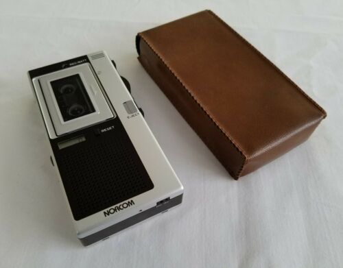 Norcom vintage mini voice recorder dictator model 150 new old skool needs work