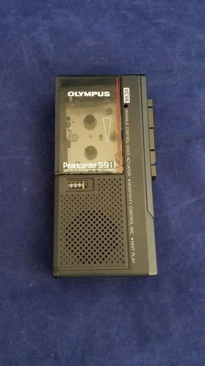 Olympus S911 Pearlcorder Microcassette Voice Recorder VCVA