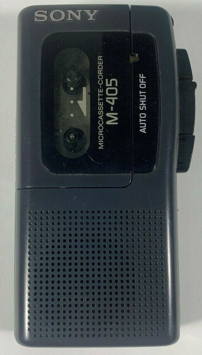 Sony Micro Cassette Recorder M-405 Handheld Voice Record  Tested Working Ships
