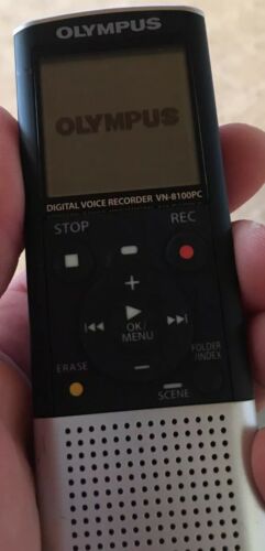 Olympus Digital Voice Recorder VN-8100PC Tested & works...USB