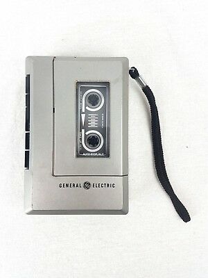 Vtg 1980s General Electric 3-5313A Personal Cassette Player Recorder TESTED