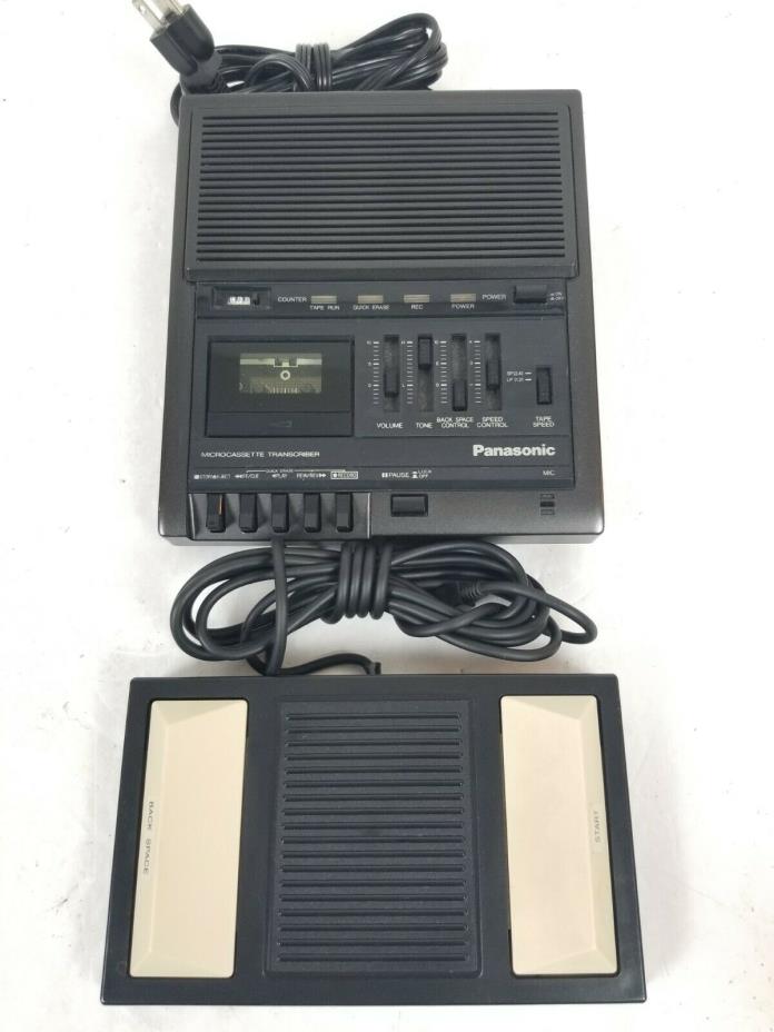 Panasonic RR-930 Micro Cassette Transcriber / Recorder Foot Pedal RR-2692