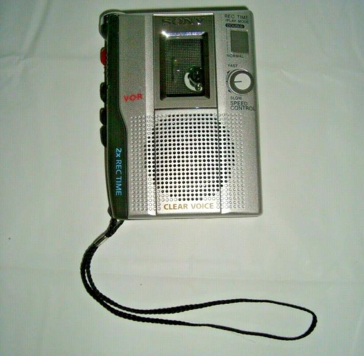 Sony Clear Voice Activated VOR Handheld Cassette-Corder TCM-200DV Tape Recorder