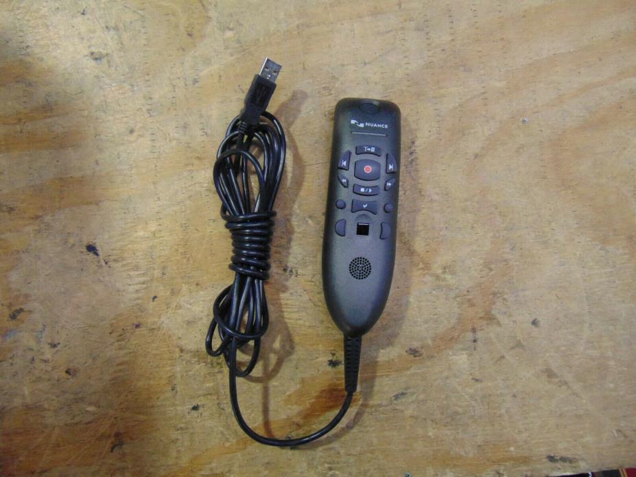 Nuance PowerMic III Handheld Dictation Microphone 0POWM3N9 9' cable.