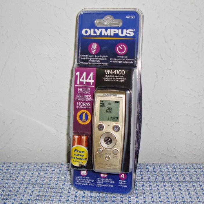 Olympus VN-4100 (256 MB, 144 Hours) Handheld Digital Voice Recorder