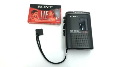Sony TCS-580v Professional Walkman & Voice Recorder-Tested & working perfectly