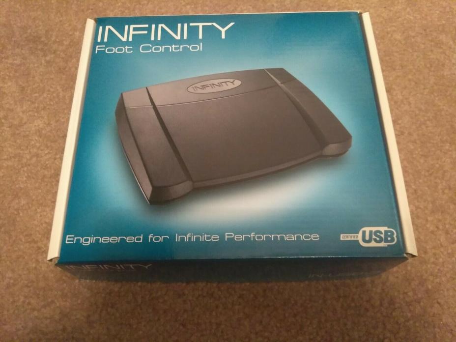 Infinity IN-USB-2 USB Digital Foot Control Pedal for transcription - NEW IN Box