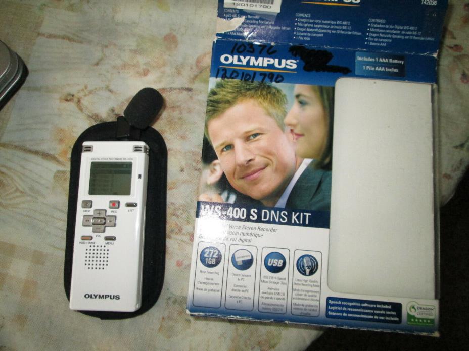 Olympus WS-400 S DNS w/ MIC (1024 MB, 272 Hours) Handheld Digital Voice Recorder