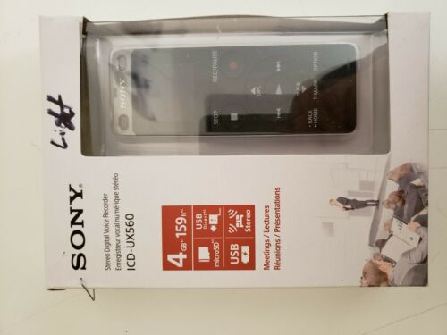 Sony ICD-UX560 Stereo Digital Voice Recorder
