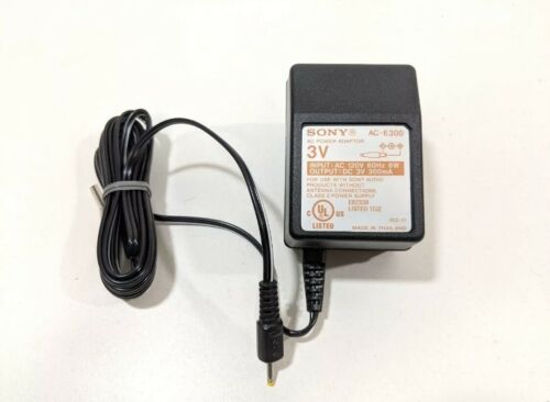 OEM SONY AC-E300 3V AC/DC POWER SUPPLY ADAPTER FOR TCM-200DV