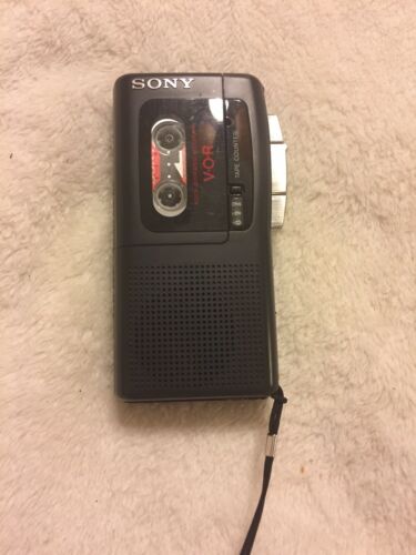 Sony M-607V VOR Handheld Micro Cassette Voice Recorder TESTED!