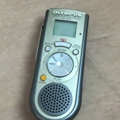 Olympus VN-1800 (3 Hours) Handheld Digital Voice Recorder Used, Working Great