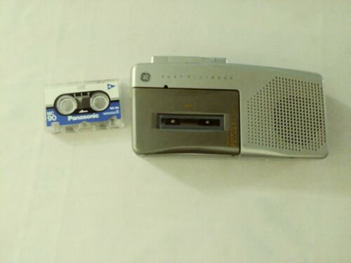 GE General Electric fast playback 3-5377A Micro Cassette recorder Tested/Working