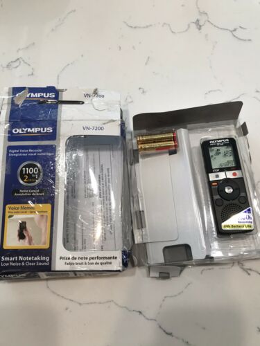 OLYMPUS VN-7200 Digital Voice Recorder 2GB 1100 Hrs New In Box