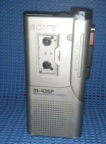 Sony M-435P PressMan Hand Held Micro Cassette Voice Recorder WORKS GREAT TESTED
