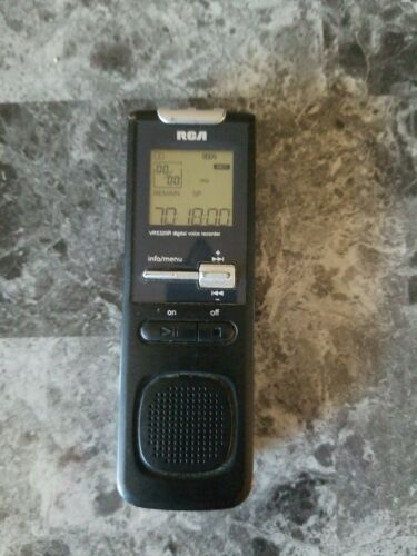RCA-VR5320R-B-1GB-Digital-Voice-Recorder-w-USB-Connection Tested / Works
