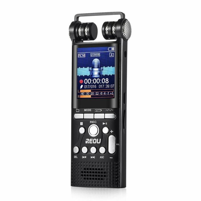 Voice Recorder-Digital Audio Sound Recorder, MP3 Palyer Recorder Dictaphone, 8GB