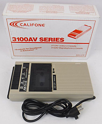 Califone 3112AV Cassette Player - TESTED & WORKING