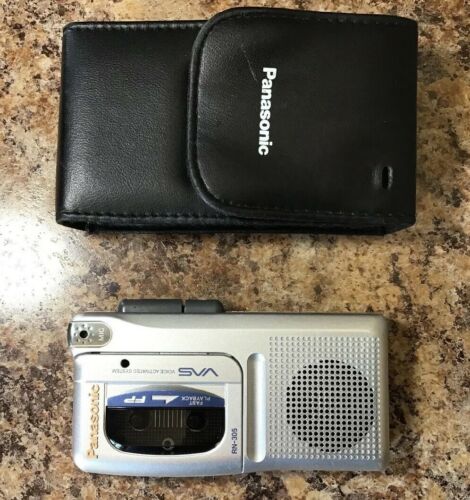 Panasonic RN-305 Handheld Micro Voice Activated Recorder With Case