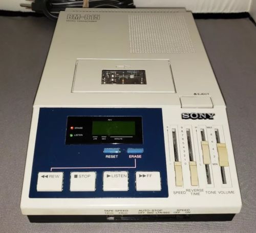 Sony BM-815 Micro Transcriber,  Tested and Working