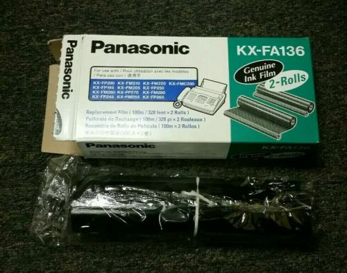 1 ROLL Panasonic Replacement Genuine Ink Film KX-FA136 KX Model Fax Machines