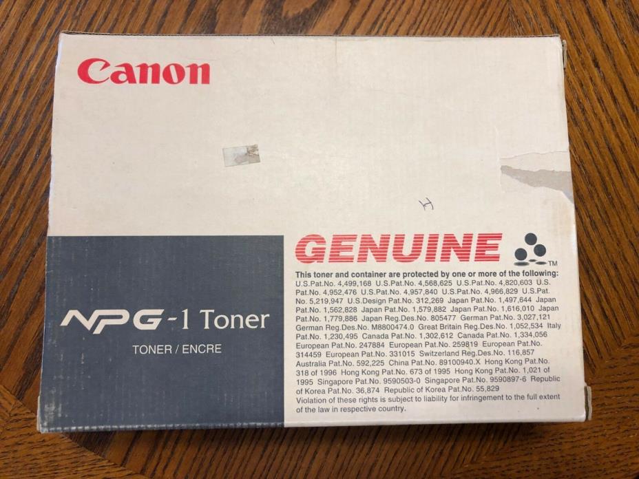 CANON NPG-1 Toner F41-5902-104 - Lot of 3 cartridges in Box - New