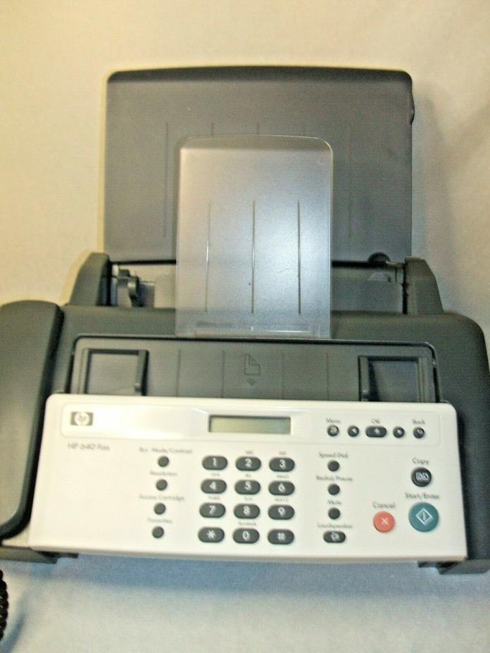 HP 640 Fax Inkjet Fax Machine