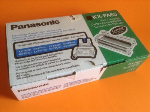 Genuine Panasonic KX-FA65 Film Cartridge Toner New Sealed 328'