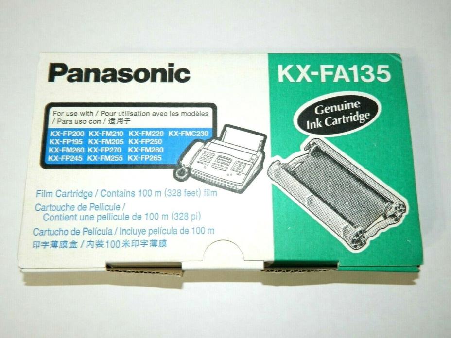 NIB Genuine Panasonic KX-FA135 Film Cartridge Fax Ribbon Brand New