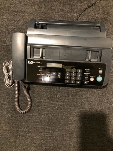 VTG HP 2140 FAX MACHINE w/Copy Function & Handset - CM721 Power Tested