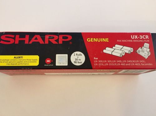 Sharp Genuine Fax Machine Imaging Film UX-3CR New In Package 2 Rolls