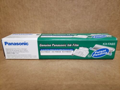 Genuine Panasonic Ink Film KX-FA93 For KX-FHD331 KX-FHD332 KX-FHD351 New