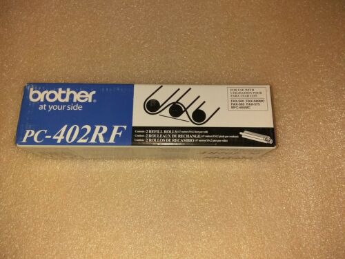 Brother Printers 2 Refill Rolls For Use IN PC402RF 560/565 580MC MFC-660MC 