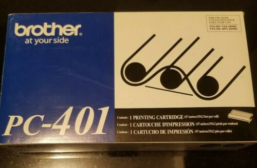 Brother PC-401 Printing Cartridge for FAX-560, FAX-565, FAX-580MC, and MFC660MC