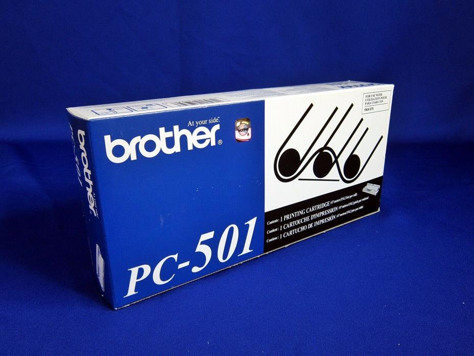 Brother PC-501 Fax-575 Printing Cartridge NOS Factory Sealed NEW