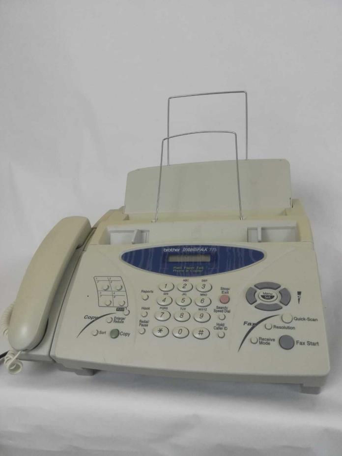 Brother Intellifax 775 Plain Paper Fax with Phone & Copier - Ships FREE