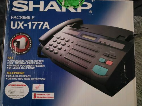 New Sharp Facsimile UX-177A Fax Machine