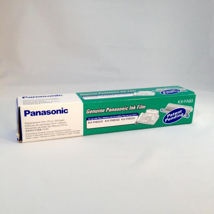 Panasonic KX-FA93 Ink Film for KX-FHD331 KX-FHD332 KX-FHD351 NEW