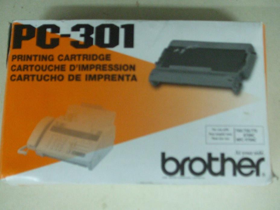 Genuine Brother PC-301 Fax Printer Cartridge New Replacement