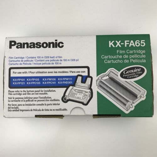 Panasonic KX-FA65 Genuine Film Fax Machine Cartridge PFPK1537YA