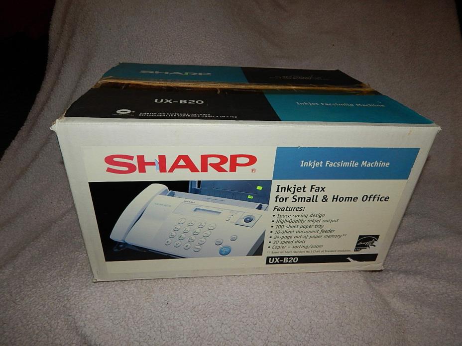 SHARP Fax Inkjet Facsimile Machine UX - B20 (NEW)