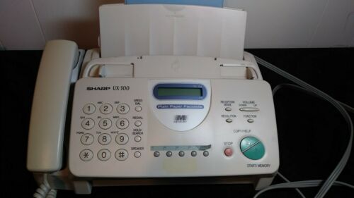 Sharp Facsimile Fax Machine UX-300 with box power cord UX300